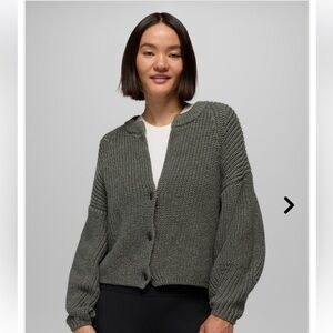 Prana Sunday River Short Cardigan, size M